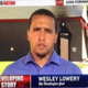 Washington Post reporter Wesley Lowery reports from Ferguson, Mo., before his arrest Aug. 13, 2014.
TWITTER/@BZREF